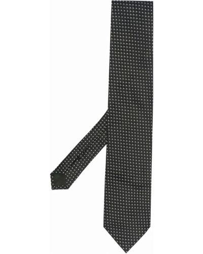 Corbata de seda de tejido jacquard Tom Ford negro