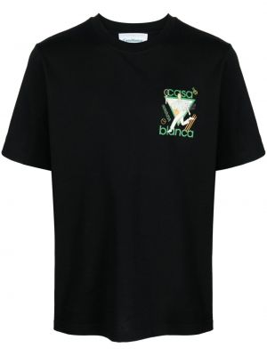 T-krekls ar apdruku Casablanca melns