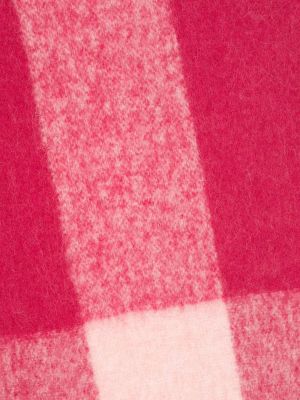 Karierter schal mit print Iro pink
