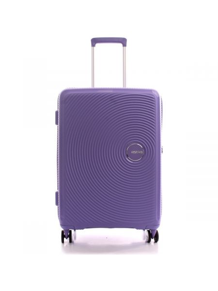 Bőrönd American Tourister lila