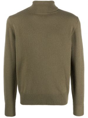 Вълнен пуловер Herno зелено
