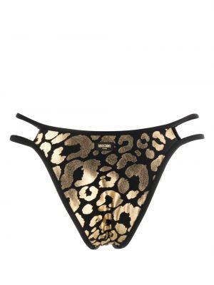 Bikini mit print mit leopardenmuster Moschino