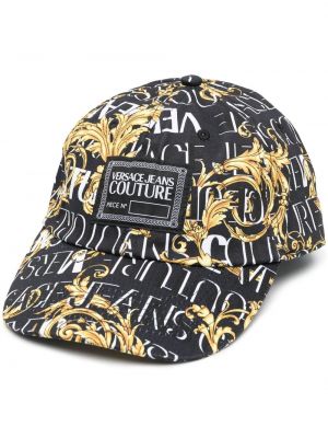 Trykt cap Versace Jeans Couture svart