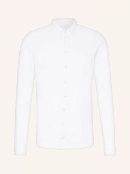 Рубашка слим из джерси Juvia белая