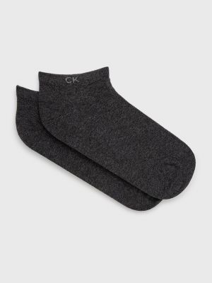 Чорапи Calvin Klein сиво