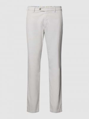 Spodnie w jednolitym kolorze Mmx srebrne