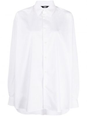 Памучна риза Gcds бяло