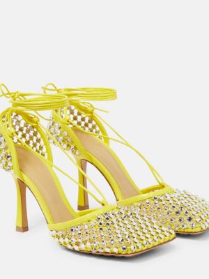 Полуотворени обувки Bottega Veneta жълто