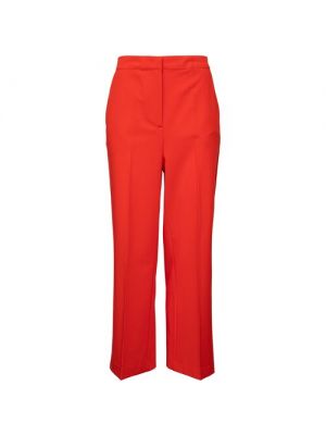 Красные прямые брюки с карманами NÜmph