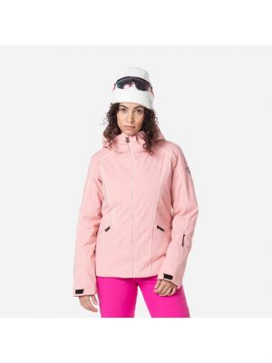 Priliehavá lyžiarska bunda bez podpätku Rossignol ružová