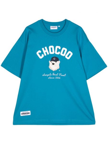 T-shirt Chocoolate blå