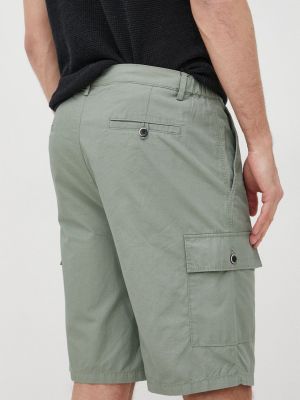Pantaloni din bumbac Sisley verde