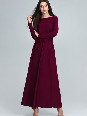 Длинное платье Figl, темно-красный