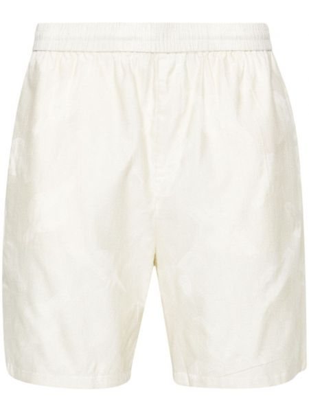 Pantaloni scurți din jacard Daily Paper alb