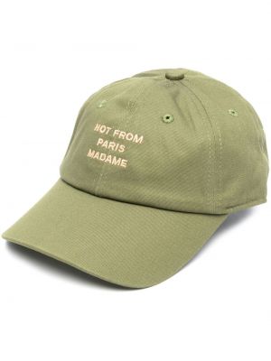 Brodert cap Drôle De Monsieur grønn