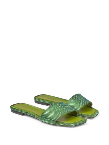 Sandale ohne absatz Jimmy Choo grün