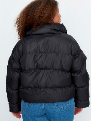 Утепленная демисезонная куртка Trendyol черная
