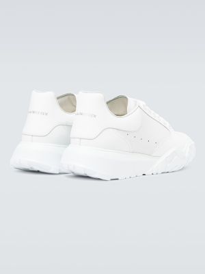 Sneakers di pelle Alexander Mcqueen bianco