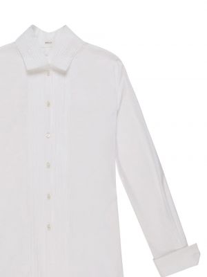Bavlněná košile s knoflíky Bally bílá