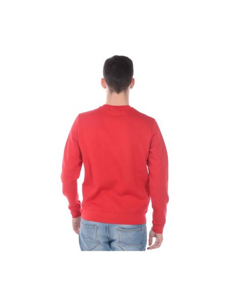 Bluza z kapturem Emporio Armani czerwona