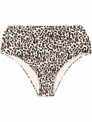 Bikini à imprimé à imprimé léopard Nanushka
