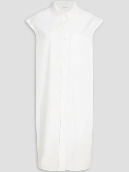 Платье-рубашка из хлопкового поплина American Vintage белый