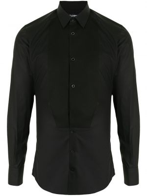 Hemd aus baumwoll Dolce & Gabbana schwarz