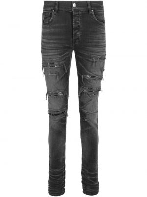 Jeans skinny con paillettes Amiri nero