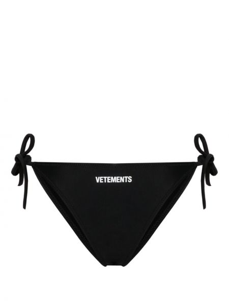 Bikini mit print Vetements schwarz