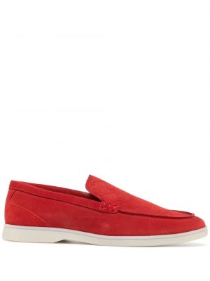 Slip-on ruskind loafers Kurt Geiger London rød