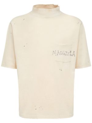 T-shirt en coton en jersey Maison Margiela