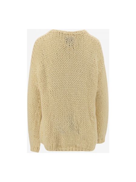 Jersey de lana de lana merino de tela jersey Evyïnit amarillo