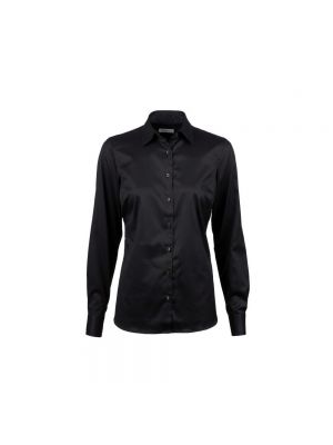 Koszula slim fit z długim rękawem Stenströms - сzarny