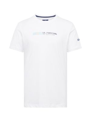 Priliehavé tričko La Martina biela