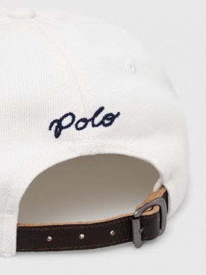 Kšiltovka s aplikacemi Polo Ralph Lauren bílá