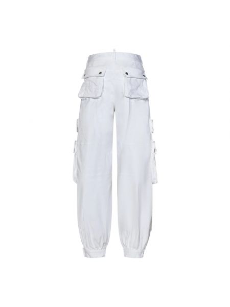 Pantalones rectos Dsquared2 blanco