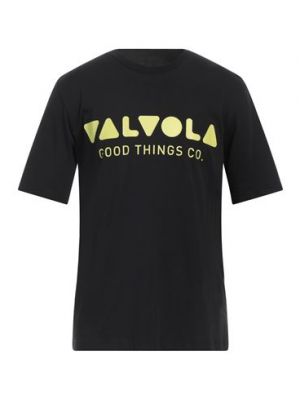 T-shirt di cotone Valvola. nero