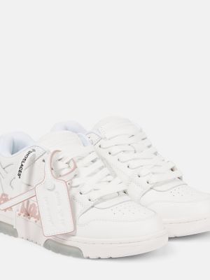 Bőr sneakers Off-white fehér