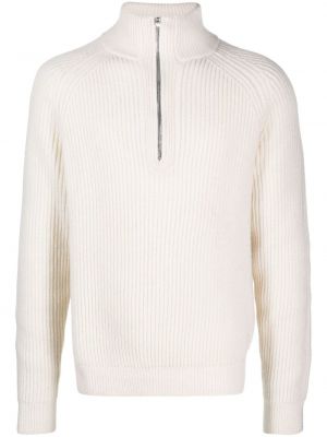 Džemper s patentnim zatvaračem Fursac bijela