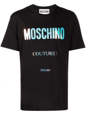 T-shirt Moschino svart