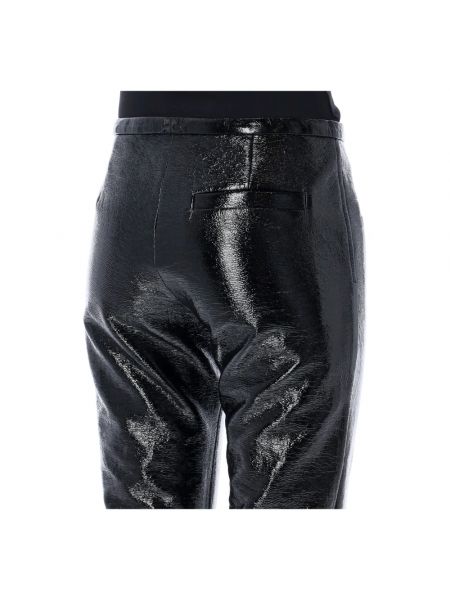 Pantalones rectos Courrèges negro