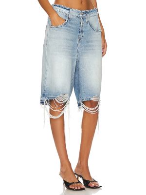 Shorts en jean en coton Cotton Citizen bleu