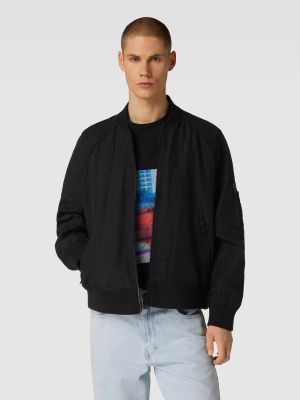 Kurtka bomber oversize Calvin Klein Jeans czarna
