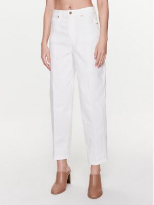 Priliehavé džínsy s rovným strihom Silvian Heach biela
