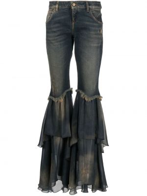 Flare jeans Blumarine blå