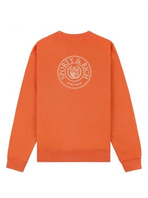 Raštuotas džemperis Sporty & Rich oranžinė