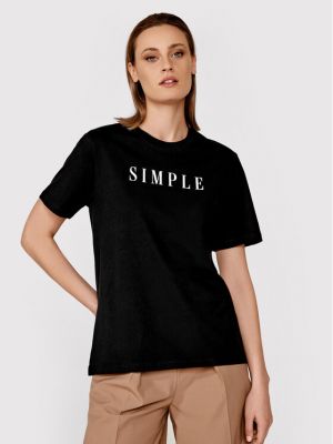 T-shirt Simple nero