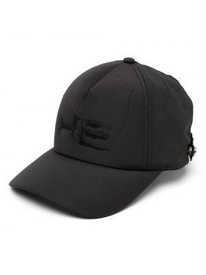 Haftowana czapka z daszkiem Heliot Emil czarna