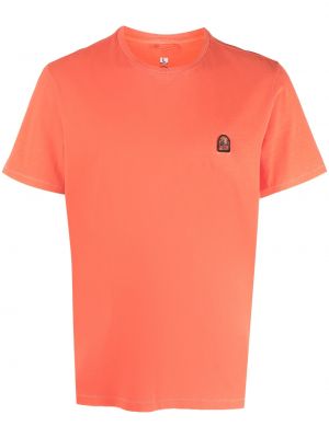 Koszulka bawełniana Parajumpers pomarańczowa