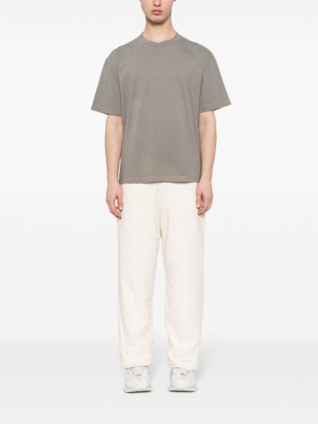 T-shirt en coton col rond Yeezy gris